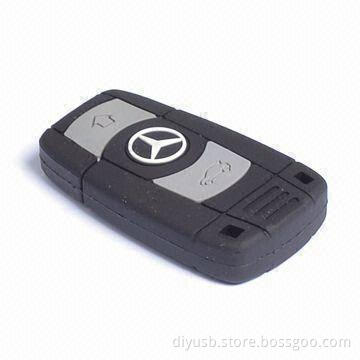 PVC USB Flash Drive with 1,000G Shock Resistance, Measures 56.5 x 27.5 x 18mm